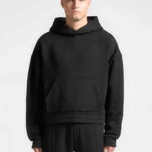 Gerard - Cropped Hoodie - Black