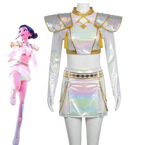 Costume Zoey K-pop Demon Hunters – Tenue Cosplay Scène Femme & Enfant