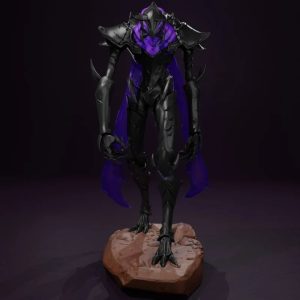 Figurine Ant King 15 cm – Solo Leveling | Version Non Peinte en Résine avec Base Rocheuse