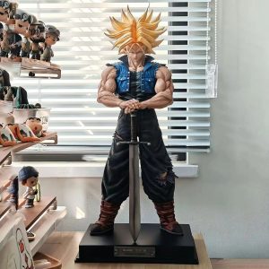 Figurine Trunks Super Saiyan avec Épée 50 cm – Dragon Ball Z | Édition Premium PVC/Résine