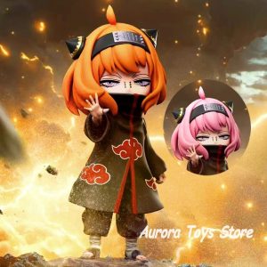 Figurine Anya Forger Akatsuki 17,5 cm – Style Chibi Naruto & Spy x Family