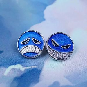 Épingles de Revers Broche en Métal Émaillé Portgas D Ace