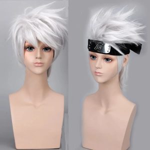 Perruque de Cosplay Hatake Kakashi