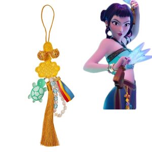 Pendentif à gland jaune Zoey – Accessoire de costume KPOP Demon Hunter