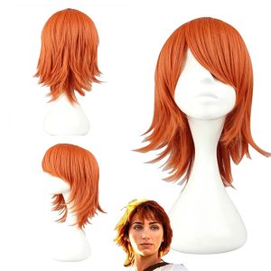 Perruque courte Nami orange