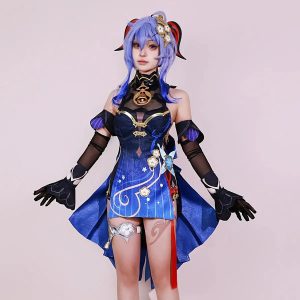 Cosplay Ganyu Genshin Impact Femme – Costume Twilight Blossom Édition Premium