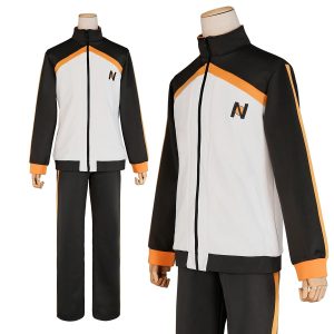 Cosplay Natsuki Subaru Re:Zero – Survêtement Premium Brodé (Haut + Pantalon)