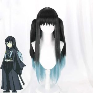 Cosplay ‎Demon Slayer Perruque Muichiro Tokito