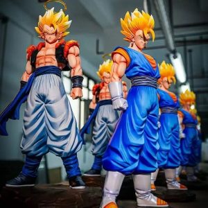 Statue Dragon Ball Z Vegetto & Gogeta Super Saiyan – Figurine Manga 30 cm