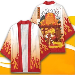 Haori ‎Demon Slayer Kimono Kyojuro Rengoku