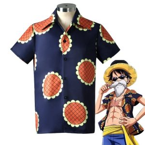 Cosplay One Piece Monkey D Luffy Dressrosa