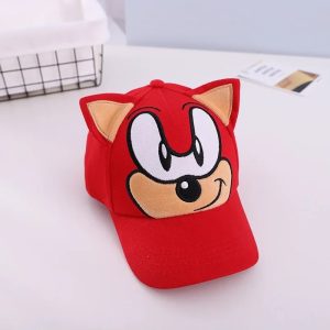 Casquette Sonic Rouge Cosplay Cartoon pour enfants