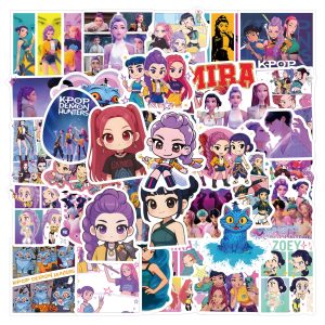 56 autocollants KPOP Demon Hunter – Stickers anime étanches pour téléphone, valise, carnet et skateboard