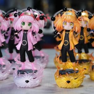 Figurine Anya Forger Cosplay Naruto Kurama 22 cm – Modèle Kawaii en PVC