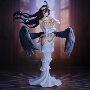 Figurine Albedo 20 cm – Overlord | Édition Spéciale Robe Blanche en PVC Premium