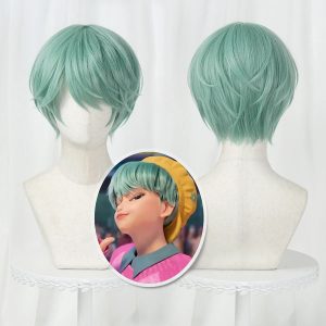 Perruque Cosplay Baby – KPop Demon Hunters – Cheveux Vert Menthe Taille Unique
