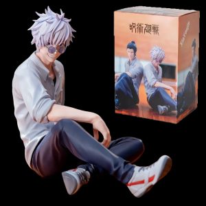 Figurine Gojo Satoru Assise PVC – Jujutsu Kaisen 14 cm