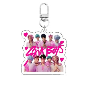 Accessoire Porte-clés KPOP Demon Hunter – Charme Métallique & Acrylique Premium