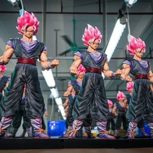Statue Dragon Ball Goku Black Super Saiyan Rosé 32 cm – Figurine Manga Collector